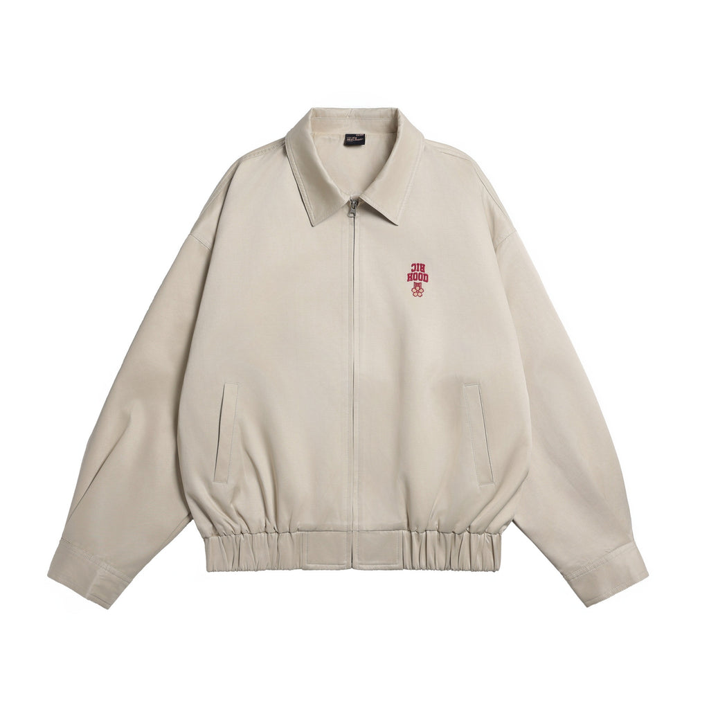 RickyisClown_Cherry_Blossom_Embroidered_Turn_Down_Collar_Men's_Harrington_Jackets_MISSTT