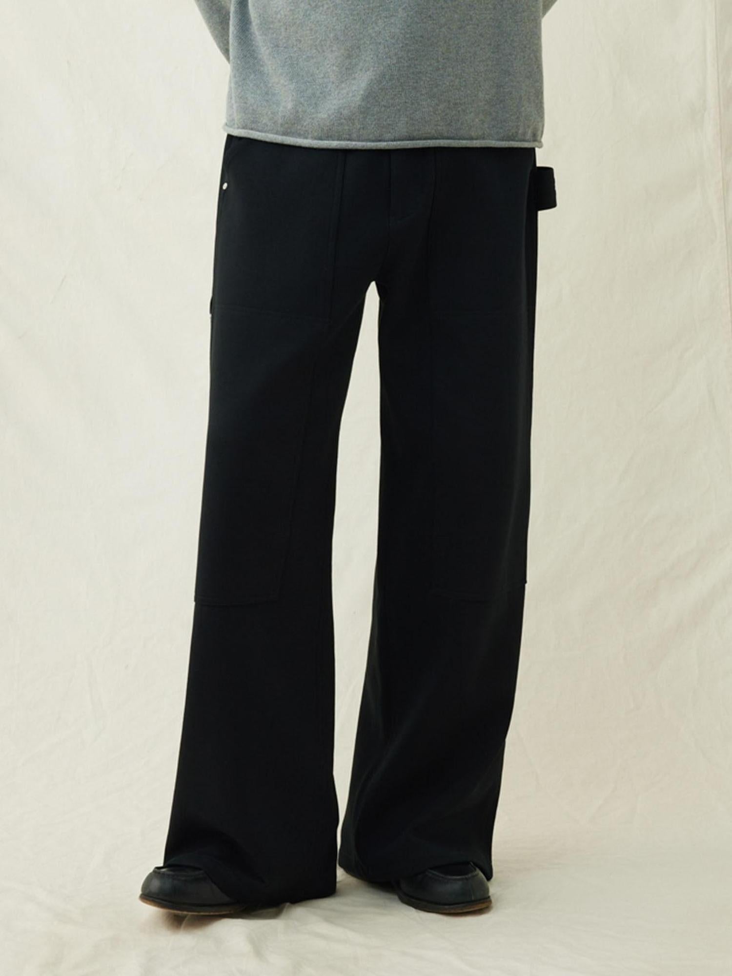 SUPERTOFU Cozy Straight Leg Youth Casual Deep Gray Black Multiple Sizes Sweatpants/Joggers
