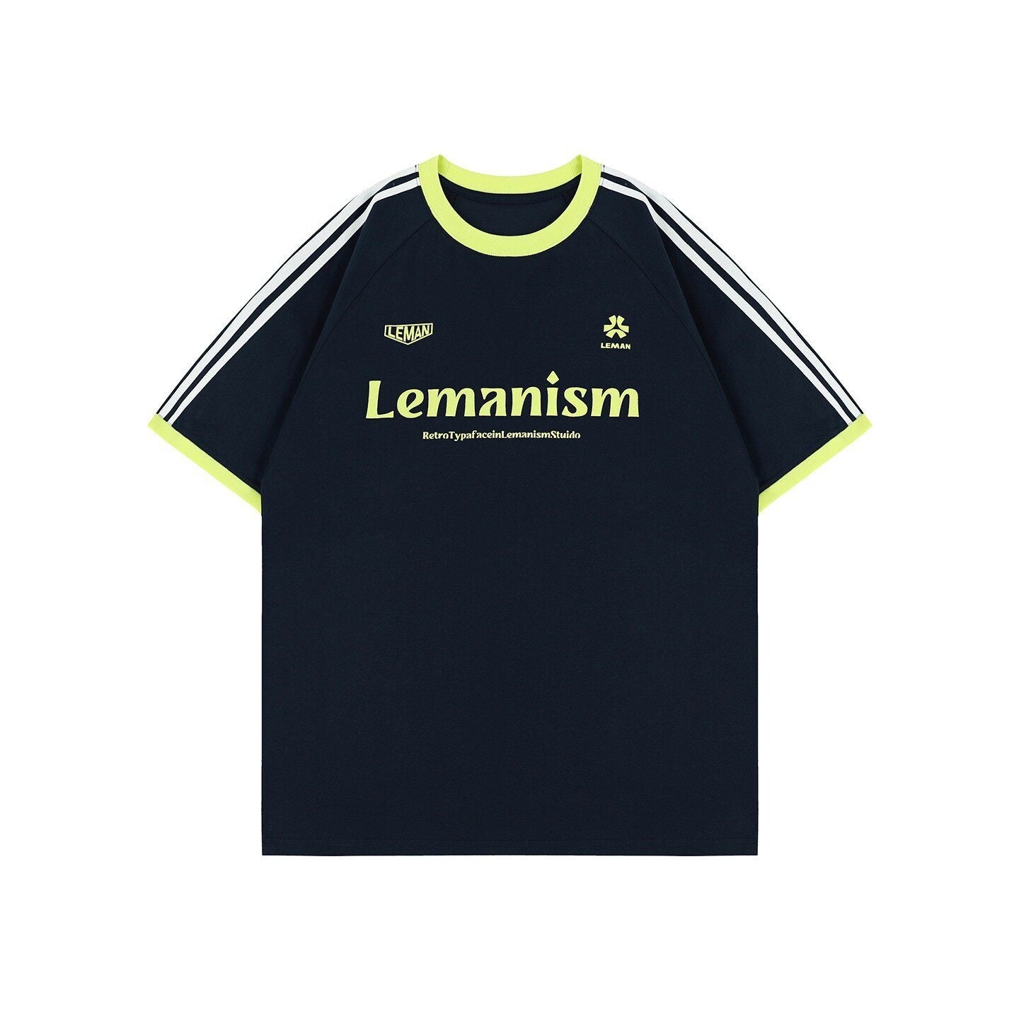lemanism_American_Contrast_Colorblock_Striped_Men's_Short_Sleeve_T-shirts_MISSTT