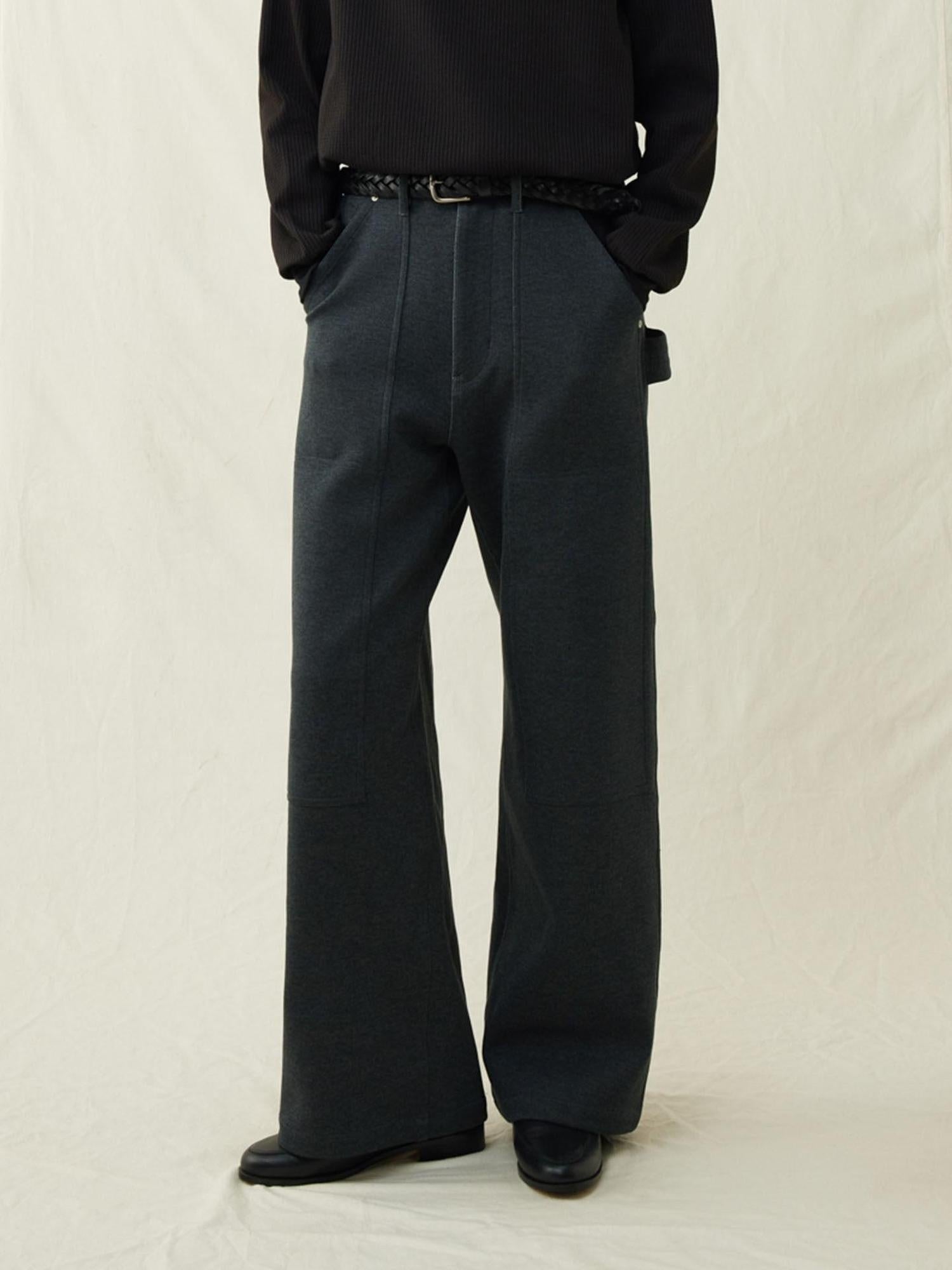 SUPERTOFU Cozy Straight Leg Youth Casual Deep Gray Black Multiple Sizes Sweatpants/Joggers