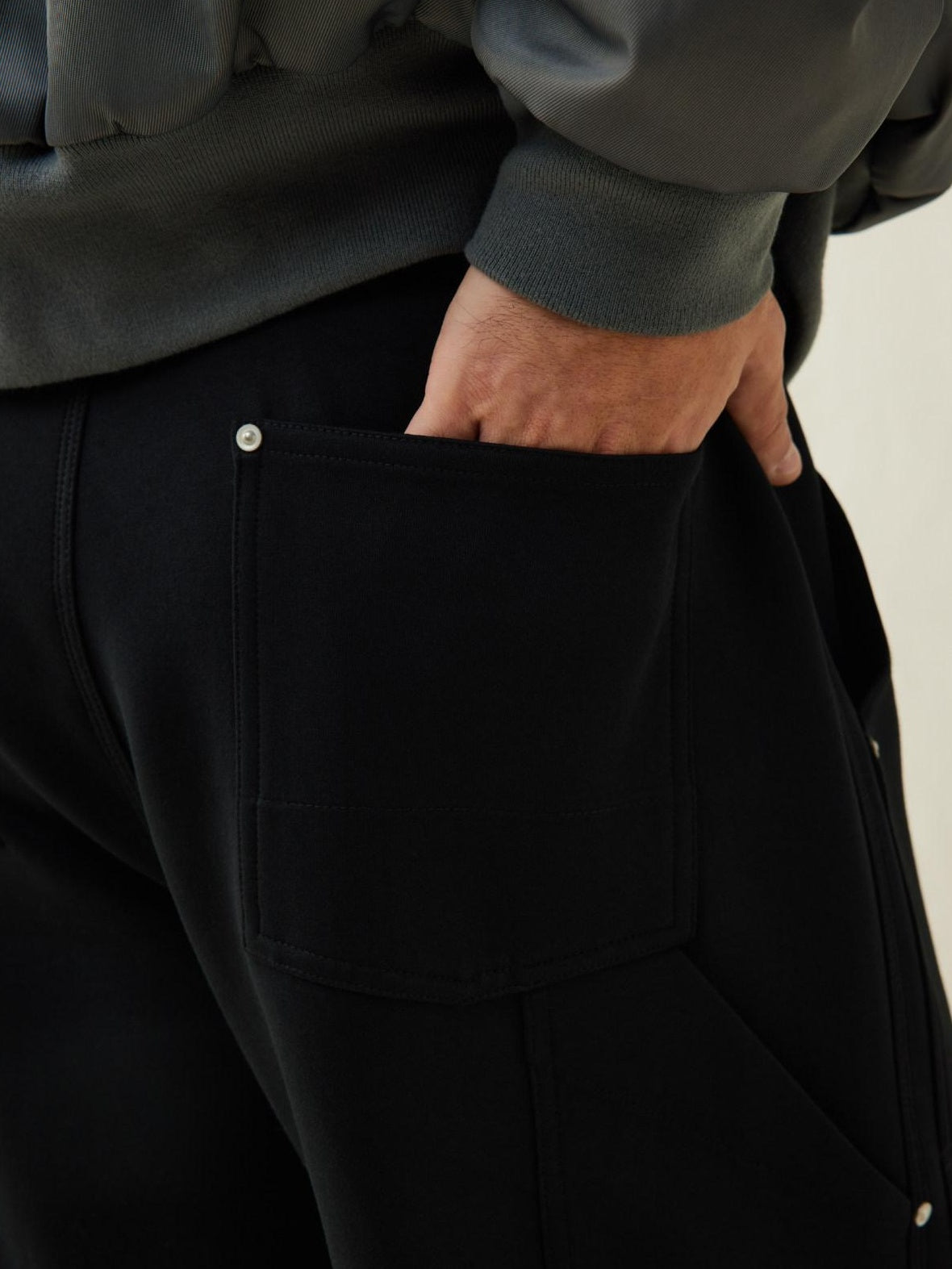 SUPERTOFU Cozy Straight Leg Youth Casual Deep Gray Black Multiple Sizes Sweatpants/Joggers