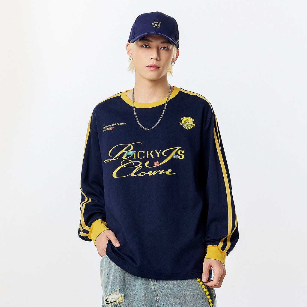 RickyisClown_American_Vintage_Collegiate_Loose_Fit_Men's_Long_Sleeve_T-shirts_MISSTT