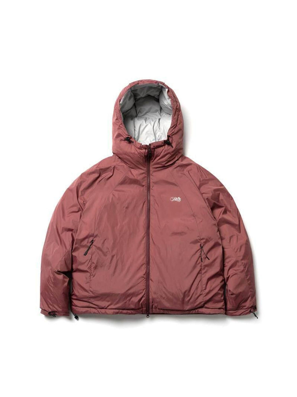 SUPERTOFU Warm Thick Hooded Loose Fit Youth Casual Zipper Solid Black Blush Puffer Jackets