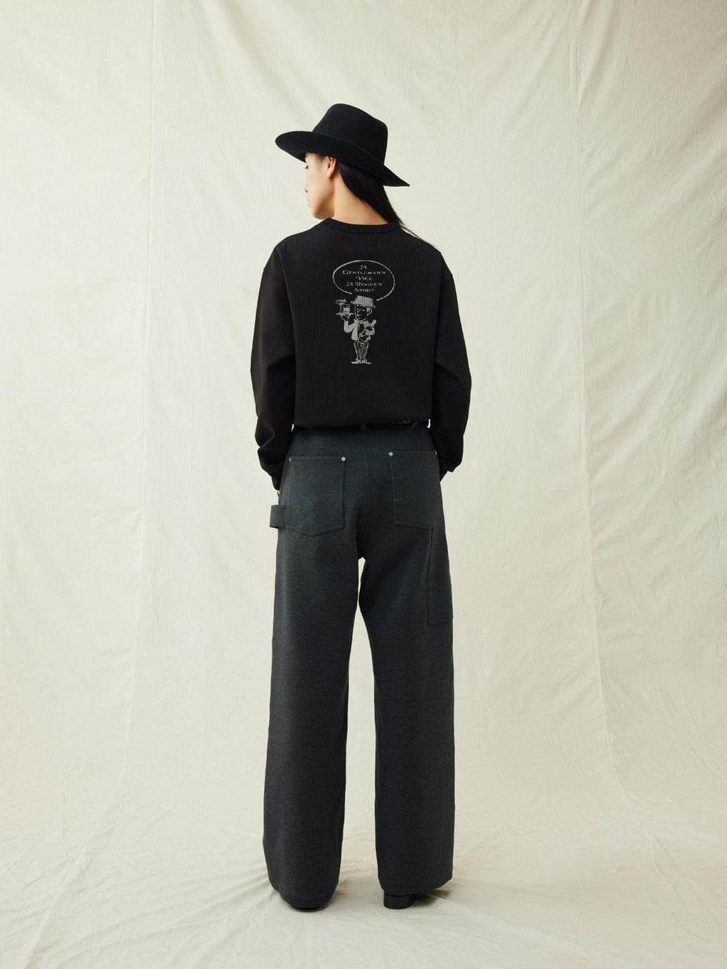 SUPERTOFU Cozy Straight Leg Youth Casual Deep Gray Black Multiple Sizes Sweatpants/Joggers
