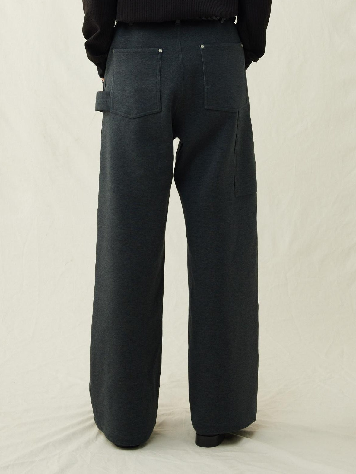 SUPERTOFU Cozy Straight Leg Youth Casual Deep Gray Black Multiple Sizes Sweatpants/Joggers
