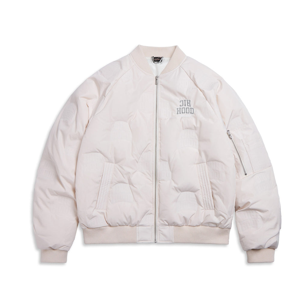 RickyisClown_3d_Embossed_Rib_Cuffs_Baseball_Collar_Men's_Polyester_White_Duck_Down_Jackets_MISSTT