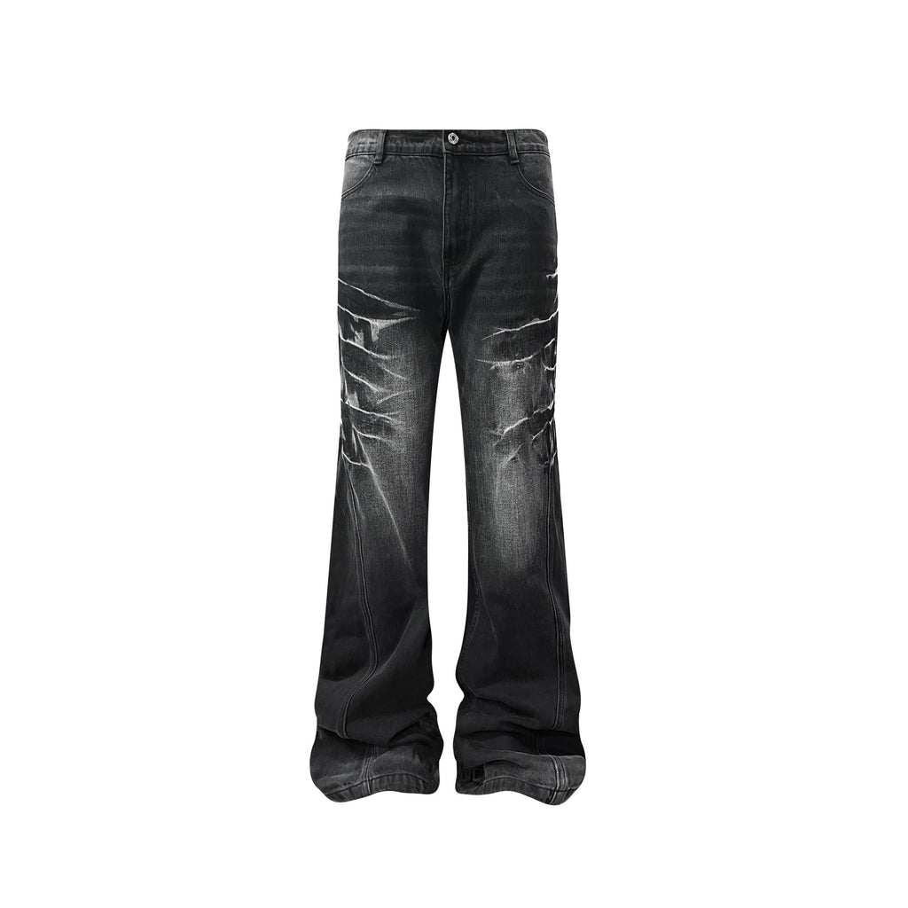 TH4SWE_Slimming_Mid_Rise_Patchwork_Slim_Fit_Distressed_Black_Cotton_Flare_Jeans_MISSTT
