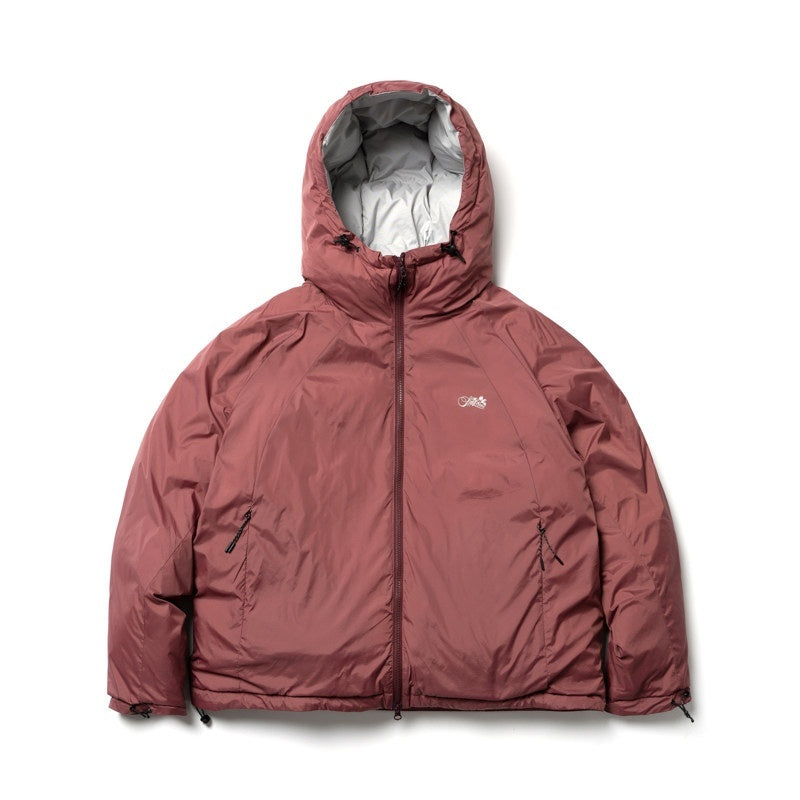 SUPERTOFU Warm Thick Hooded Loose Fit Youth Casual Zipper Solid Black Blush Puffer Jackets