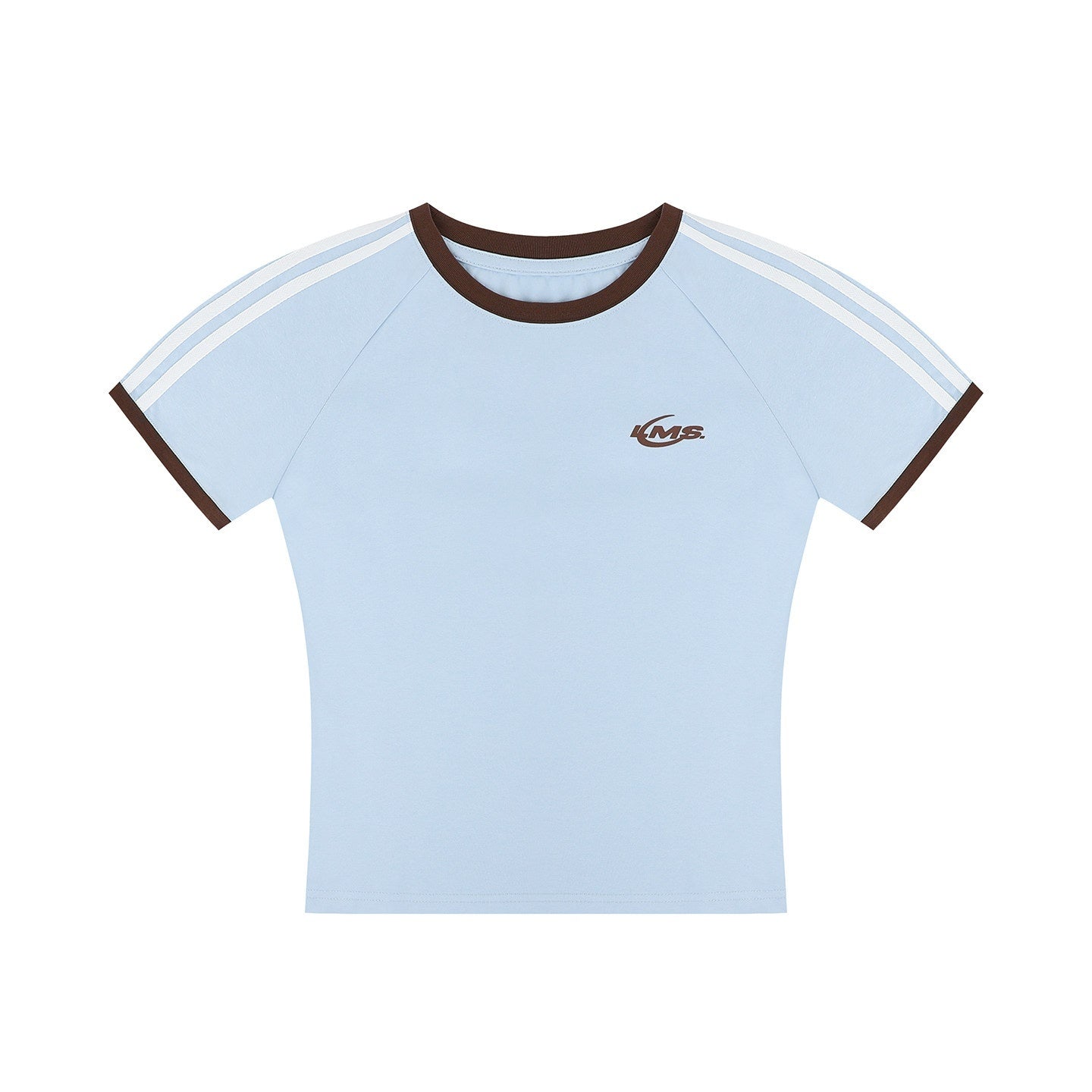 lemanism_Two_Stripe_Print_Drop_Shoulder_Men's_Cotton_Blend_Short_Sleeve_T-shirts_MISSTT