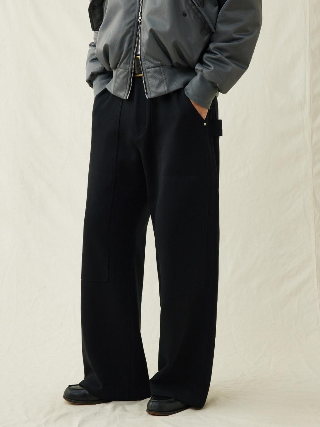SUPERTOFU Cozy Straight Leg Youth Casual Deep Gray Black Multiple Sizes Sweatpants/Joggers