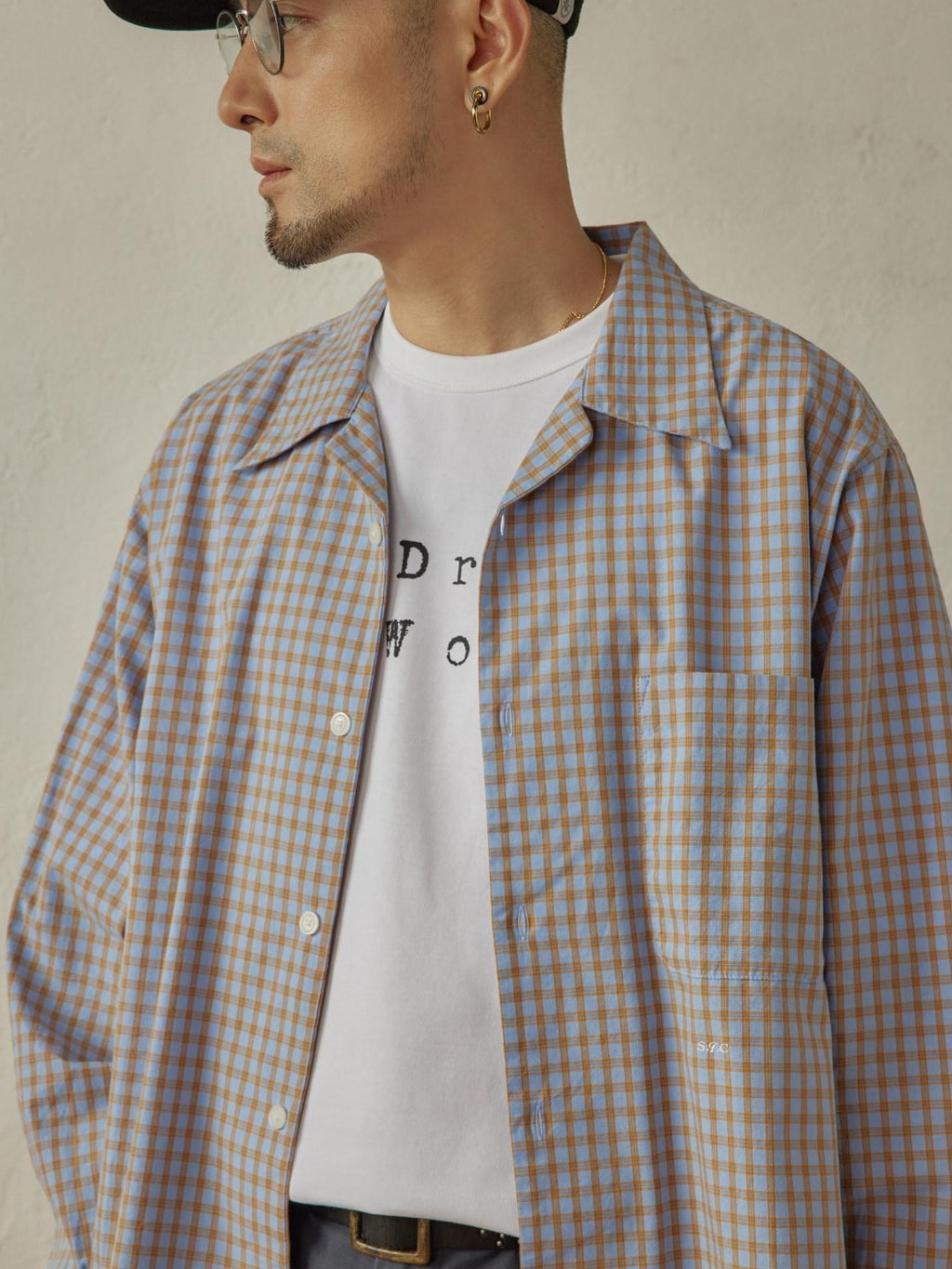SUPERTOFU Breathable 100% Cotton Relaxed Colorblock Cuban Collar Unisex Striped Shirts