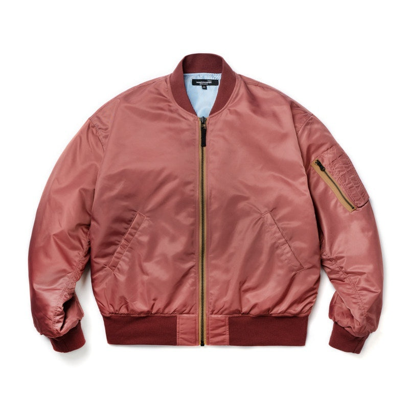 SUPERTOFU_Warm_Thick_Salmon_Striped_Baseball_Collar_Cuffed_Sleeves_Unisex_Bomber_Jackets_MISSTT