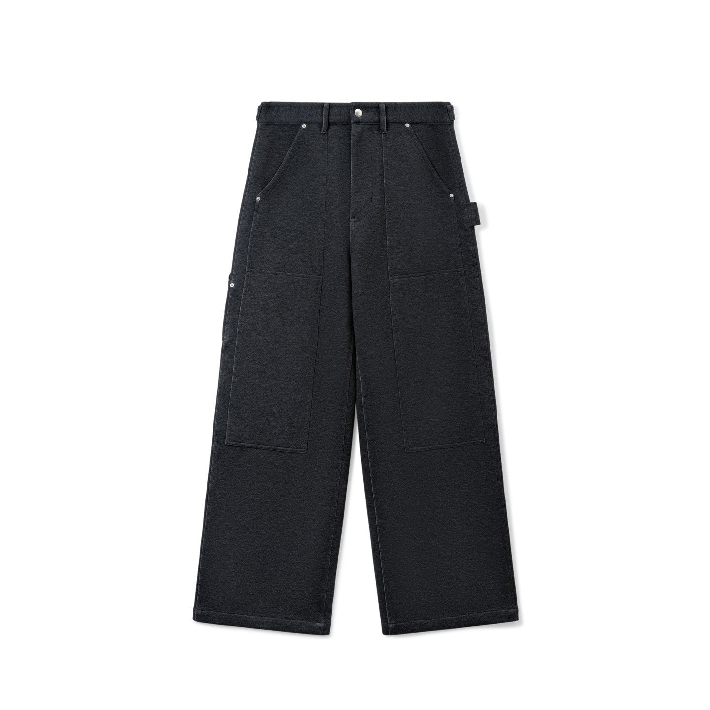 SUPERTOFU_Cozy_Straight_Leg_Youth_Casual_Deep_Gray_Black_Multiple_Sizes_Sweatpants/Joggers_MISSTT