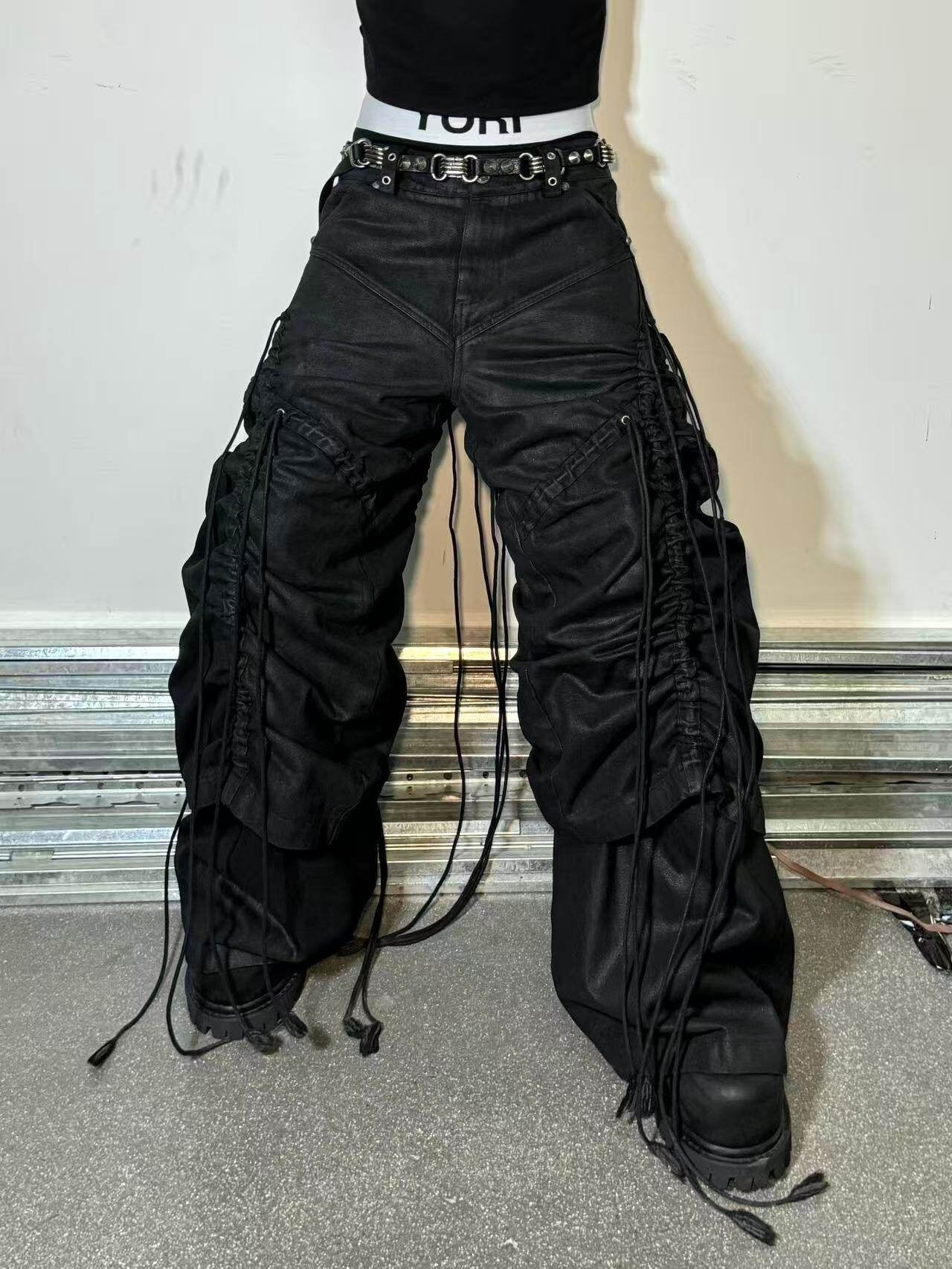 ATAnothingness_Pleated_Cargo_Loose_Fit_Dark_Gothic_Mid_Rise_Cotton_Casual_Wide-Leg_Jeans_MISSTT