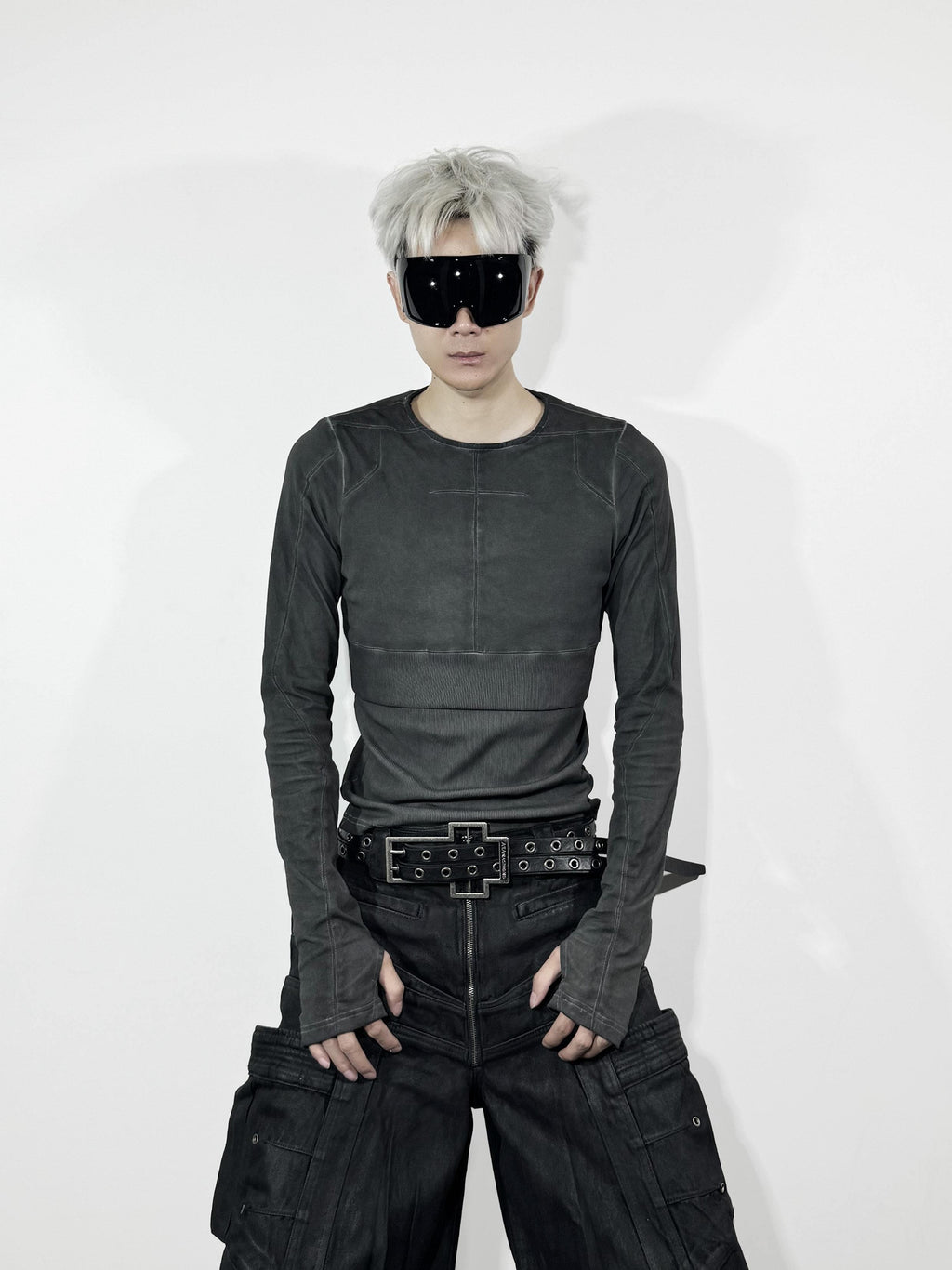 ATAnothingness_Slim_Fit_Distressed_Cross_Metal_Black_Unisex_Cotton_Crew_Long_Sleeve_T-Shirts_MISSTT