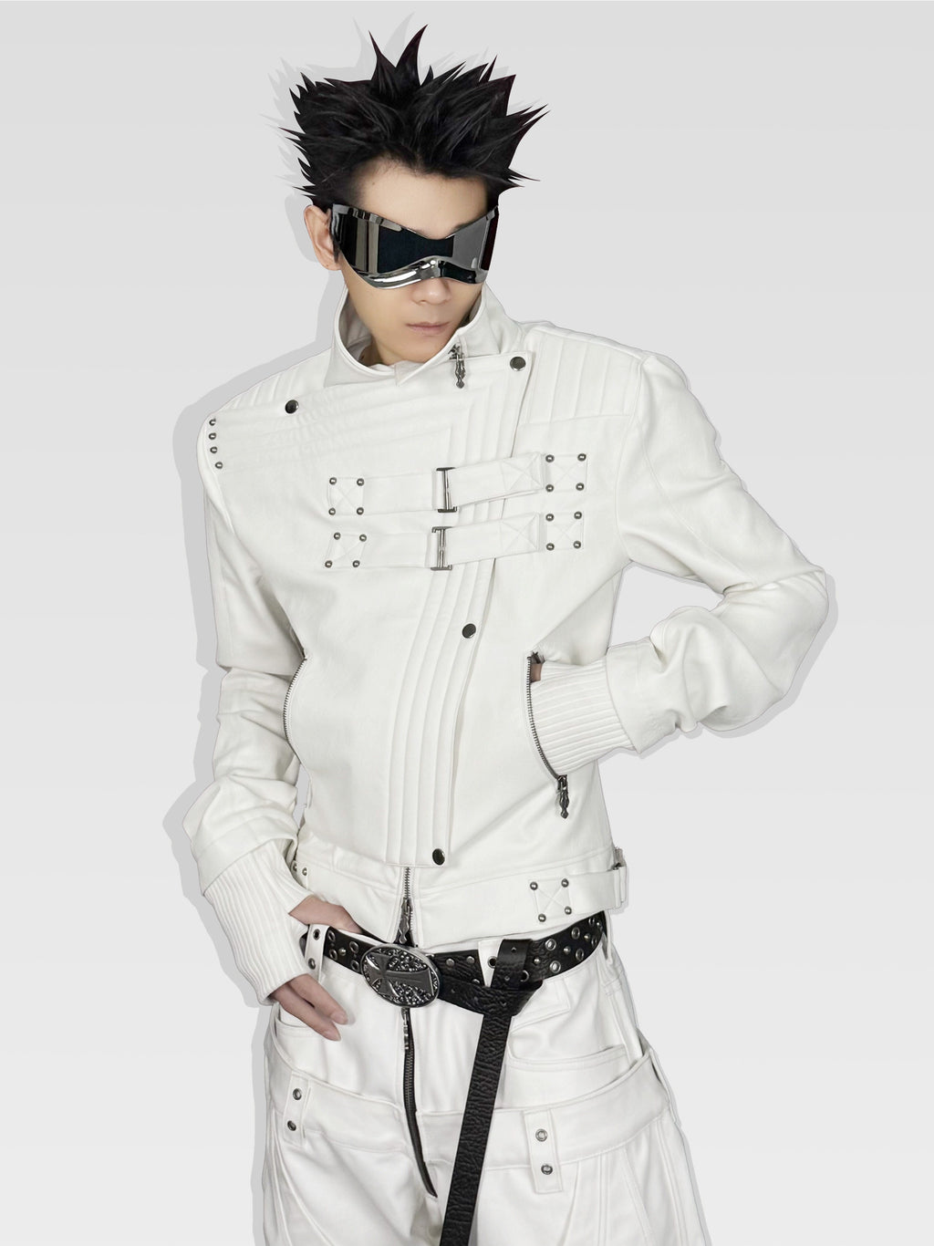 ATAnothingness_Windproof_Pu_Leather_Short_Zip_Jacket_Women_Silver_Moon_Leather_Jackets_MISSTT