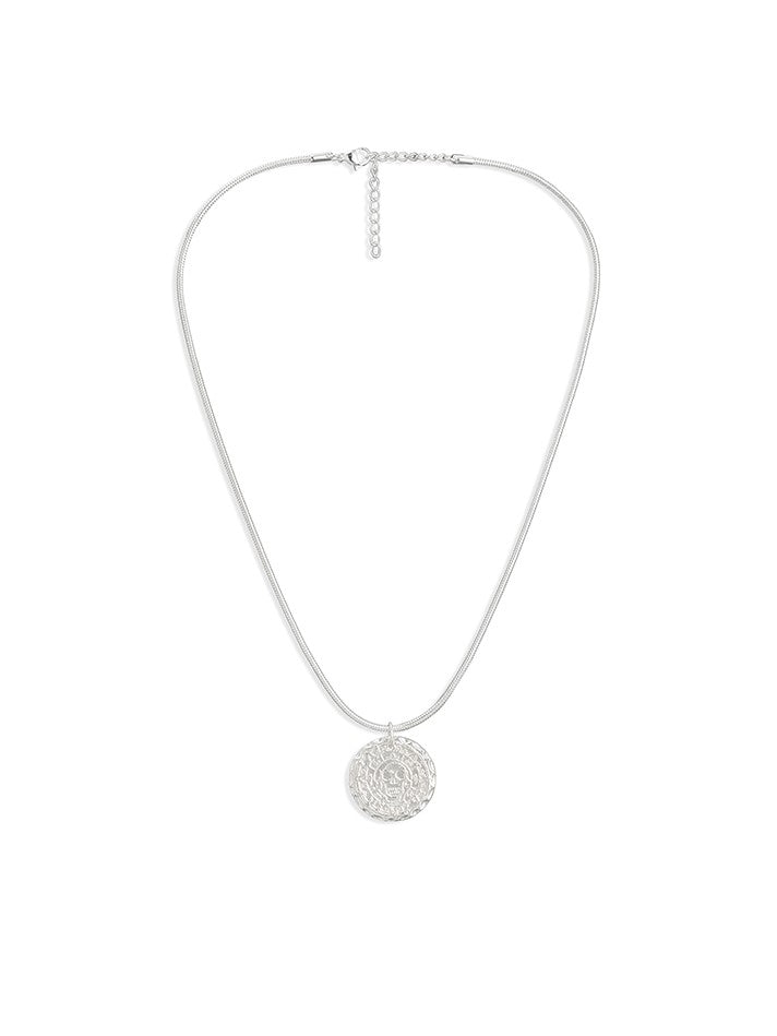 AvinMade Aztec Gold Coin Inspired Pendant Women's Sterling Silver Necklaces