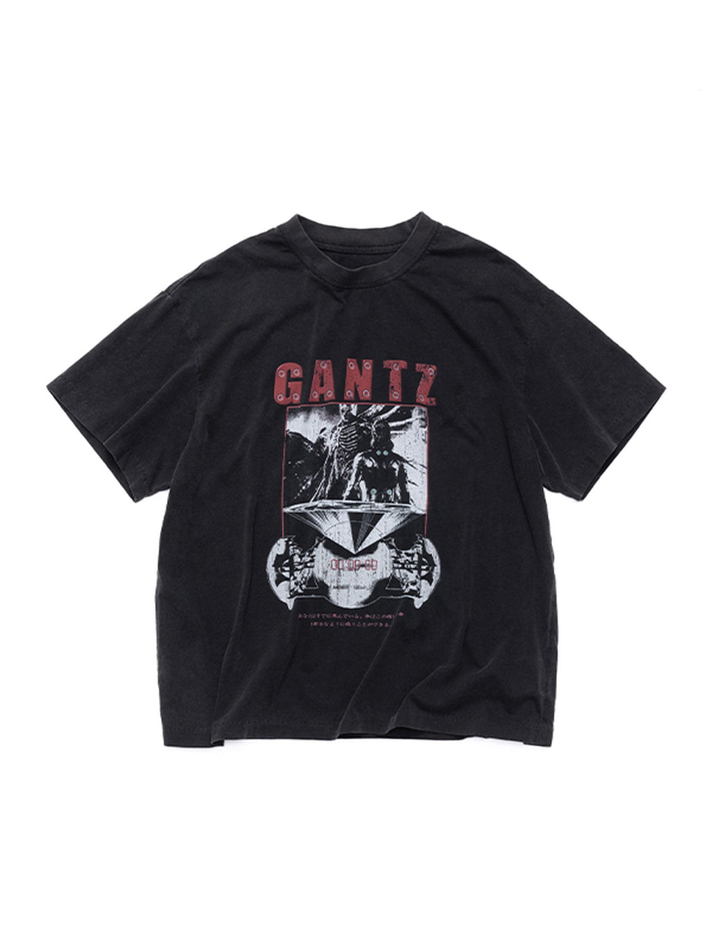 AvinMade Black Movie Print Distressed Women's Cotton Short Sleeve T-shirts