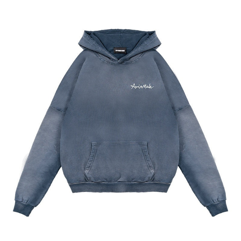 AvinMade_Blue_Hand_Painted_Logo_Washed_Distressed_Women's_Cotton_Pullover_Hoodies_765758584813_MISSTT