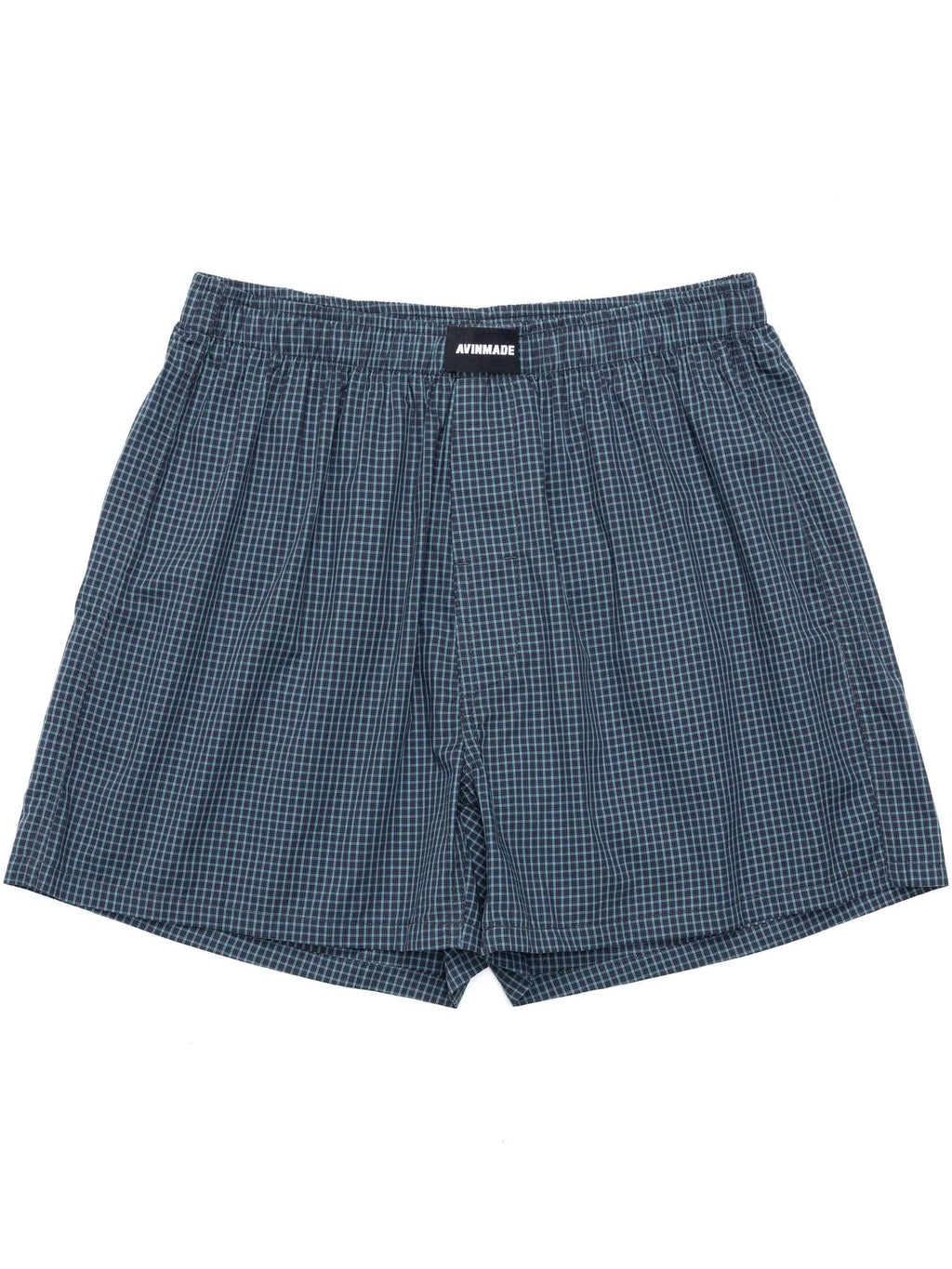 AvinMade Plaid Elastic Waist Loose Fit Fly Women's Cotton Boxer Briefs