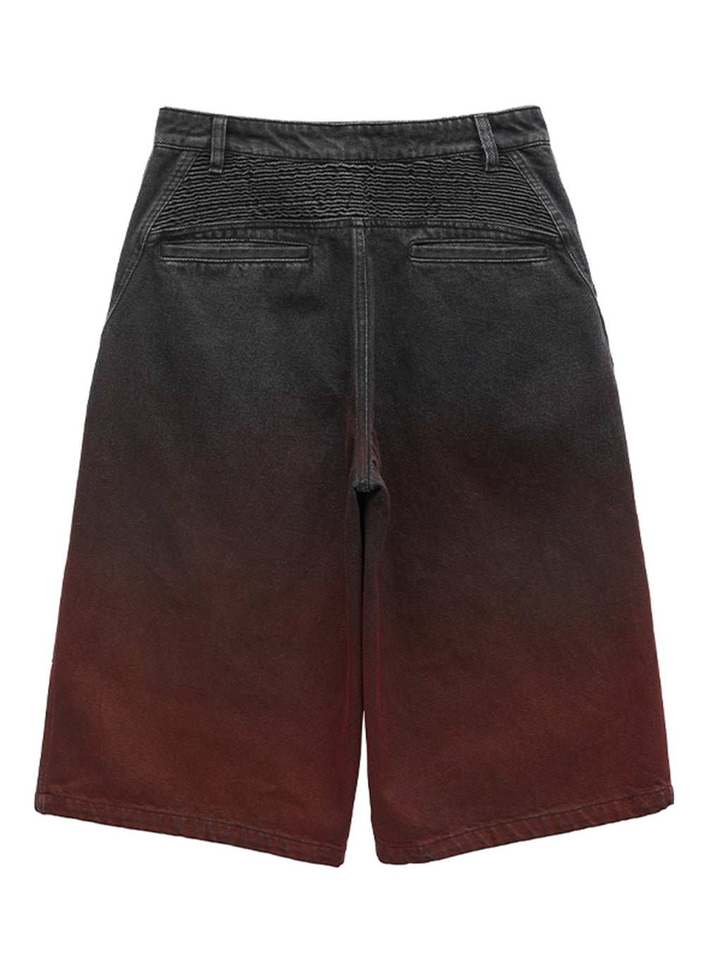 AvinMade Turbine Tie Dye Moto Biker Loose Mid Low Women's Cotton Blend Denim Shorts