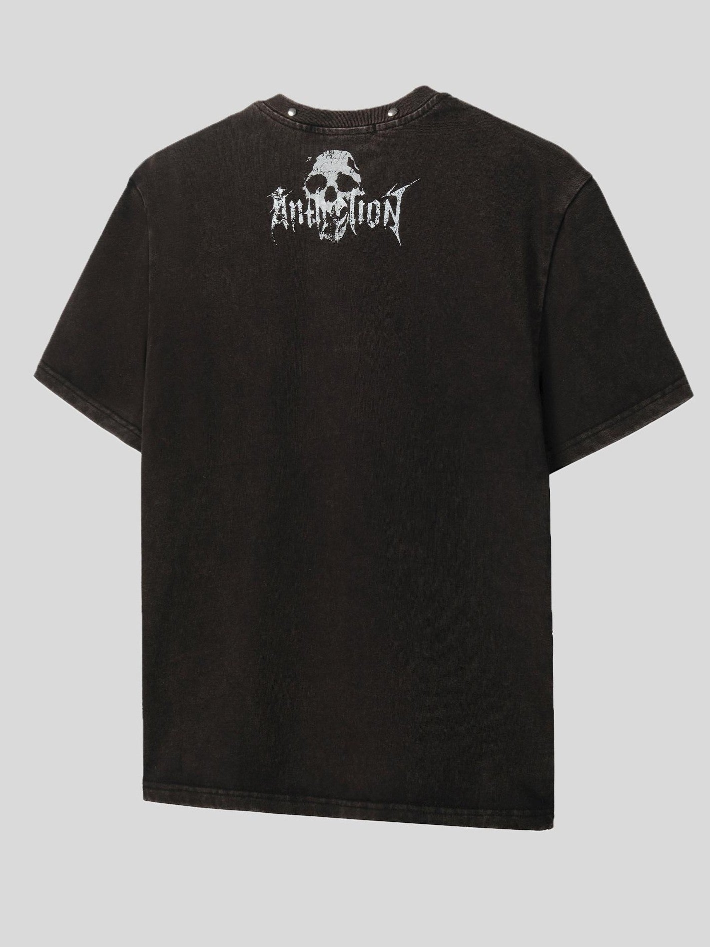 Dream Band Blood Thorns Distressed Gothic Stand Collar Women's Cotton Short Sleeve T-shirts