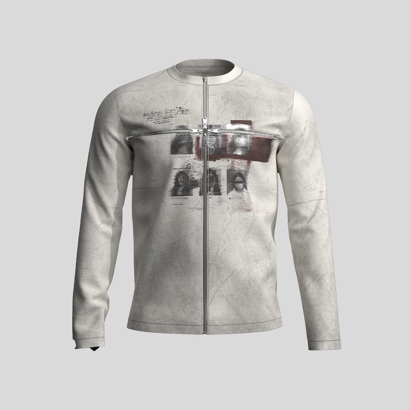 Dream_Band_Distressed_Cross_Print_Gothic_Zip_Women's_Cotton_Long_Sleeve_T-shirts_1008933730921_MISSTT