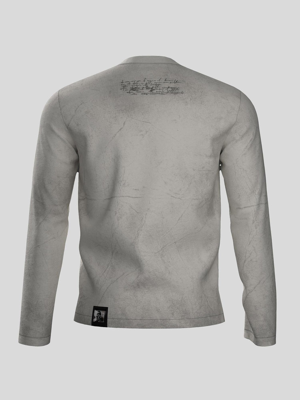 Dream Band Distressed Cross Print Gothic Zip Women's Cotton Long Sleeve T-shirts