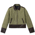 Dream_Band_Green_Slub_Notch_Collar_Zipper_Women's_Cotton_Blend_Coach_Jackets_817859299189_MISSTT