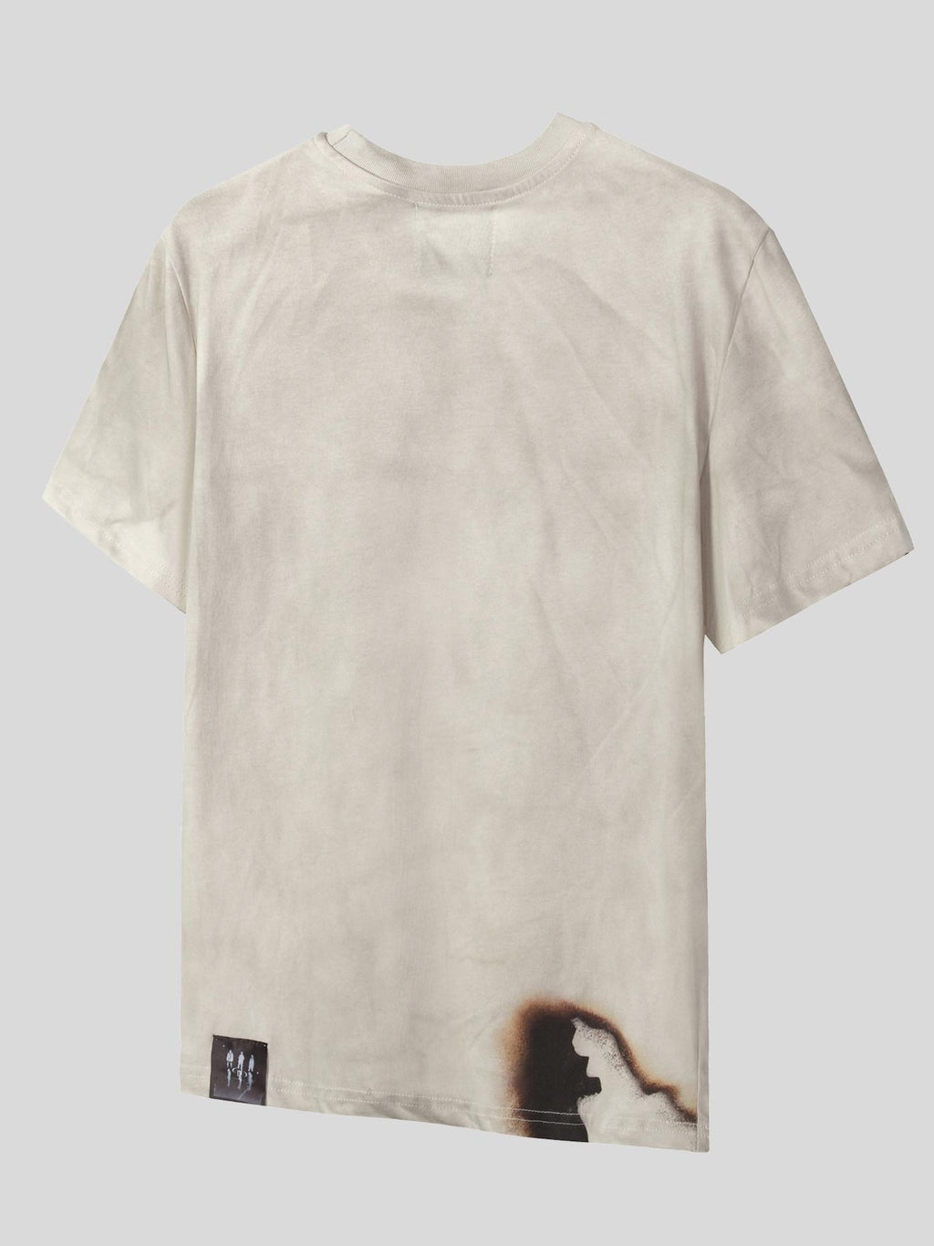Dream Band Smoke Sketch Distressed Abstract Gothic Women's Cotton Short Sleeve T-shirts