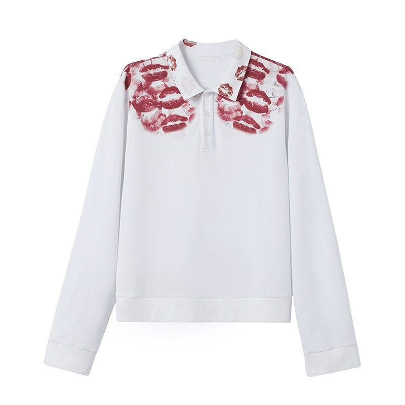 Dream_Band_White_Lip_Print_Chinese_Style_Polo_Collar_Women's_Long_Sleeve_Polos_860057258534_MISSTT