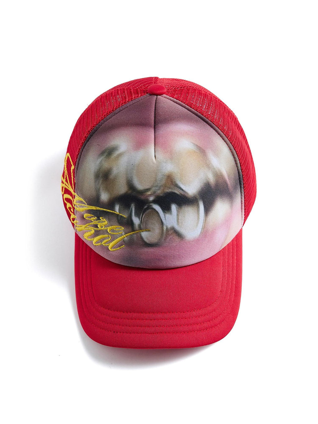 HAS2SONS Contrast Embroidered Slogan Letters Women's Polyester Cotton Baseball Caps