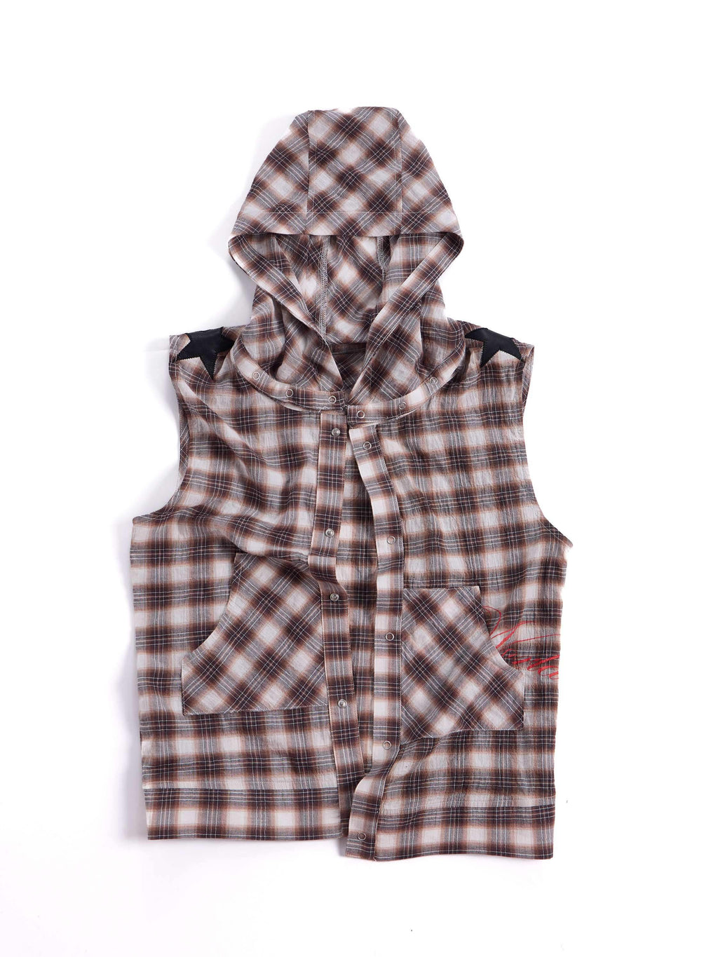 HAS2SONS_Detachable_Leather_Star_Applique_Street_Plaid_Hooded_Women's_Cotton_Cardigans_1064775884966_MISSTT