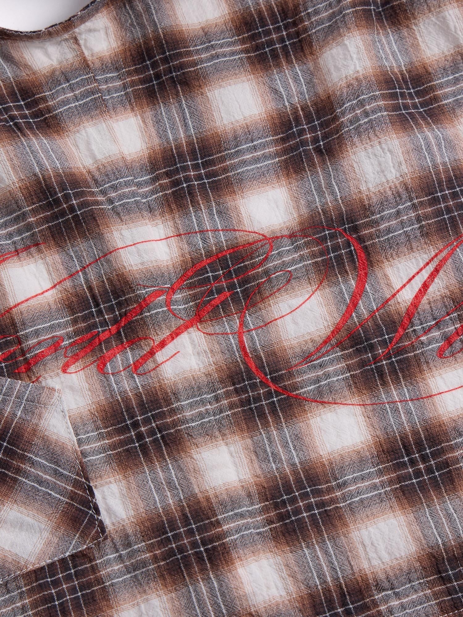 HAS2SONS Detachable Leather Star Applique Street Plaid Hooded Women's Cotton Cardigans