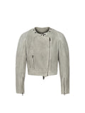 HAS2SONS_Distressed_Spliced_Ribbed_Zipper_Women's_Cotton_Blend_Short_Cardigans_835579057164_MISSTT