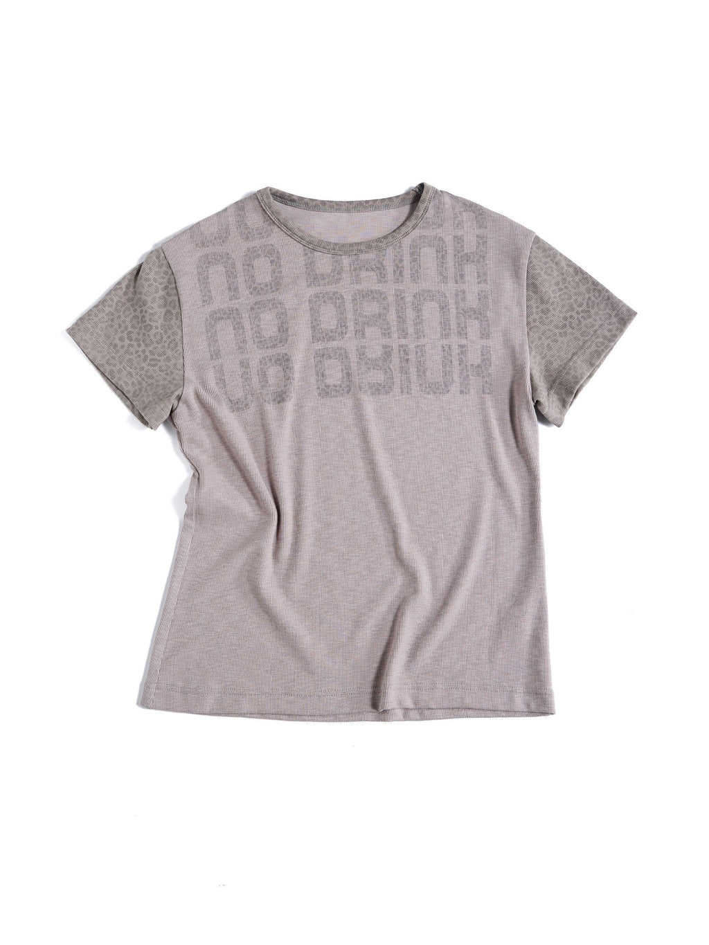HAS2SONS_Leopard_Spliced_Ribbed_Slogan_Women's_Cotton_Short_Sleeve_T-shirts_1057232654050_MISSTT