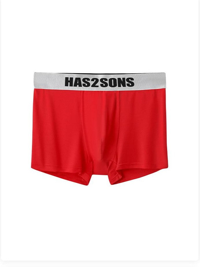 HAS2SONS Letters Antibacterial Seamless 60s Women's Modal Cotton Boxers