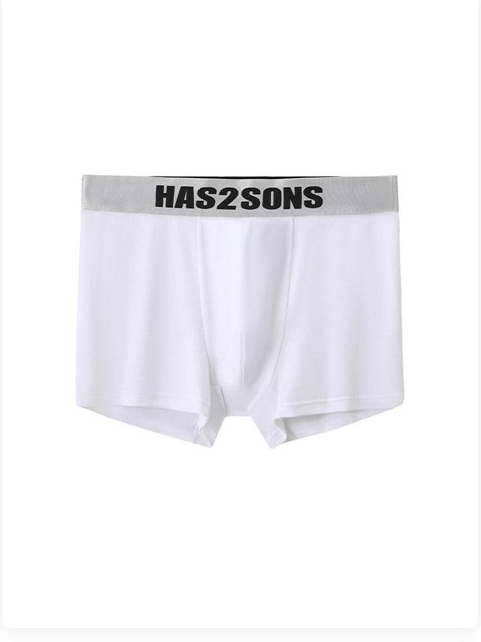 HAS2SONS Letters Antibacterial Seamless 60s Women's Modal Cotton Boxers