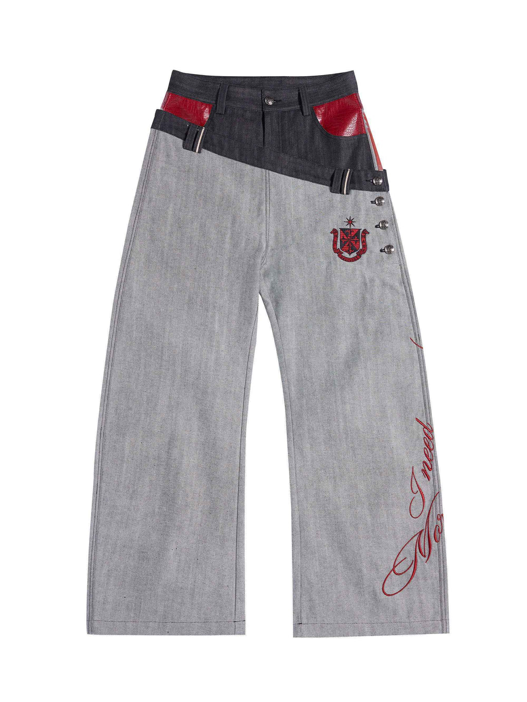 HAS2SONS_Patchwork_Lettering_Taper_Mid_Rise_Women's_Raw_Denim_Selvedge_Jeans_1034180963541_MISSTT