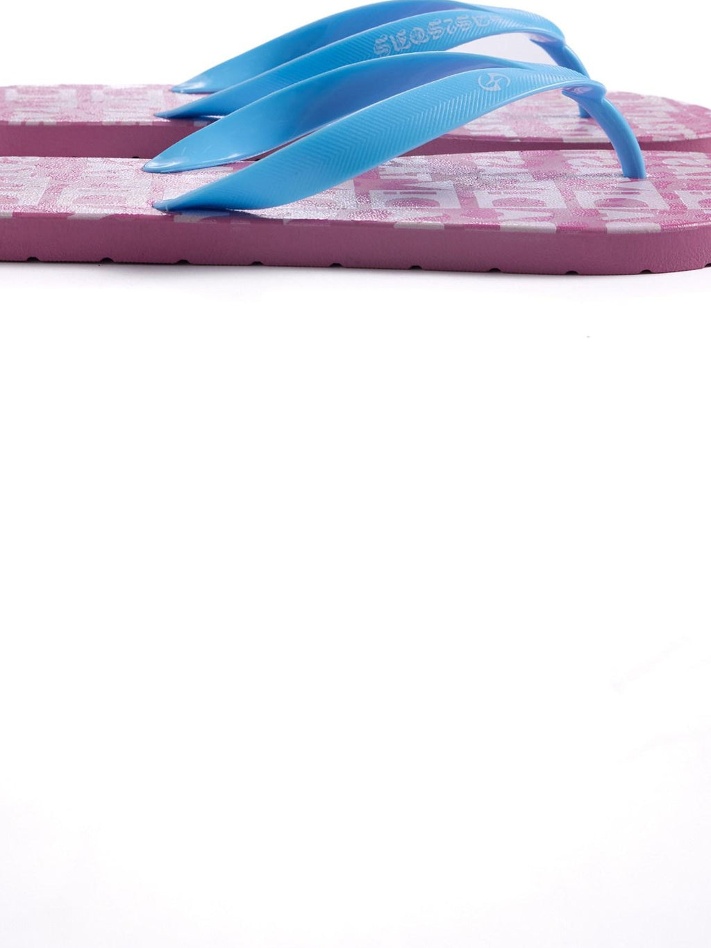 HAS2SONS Pink Leopard Print Non Slip Toe Post Women's Composite Flip Flops
