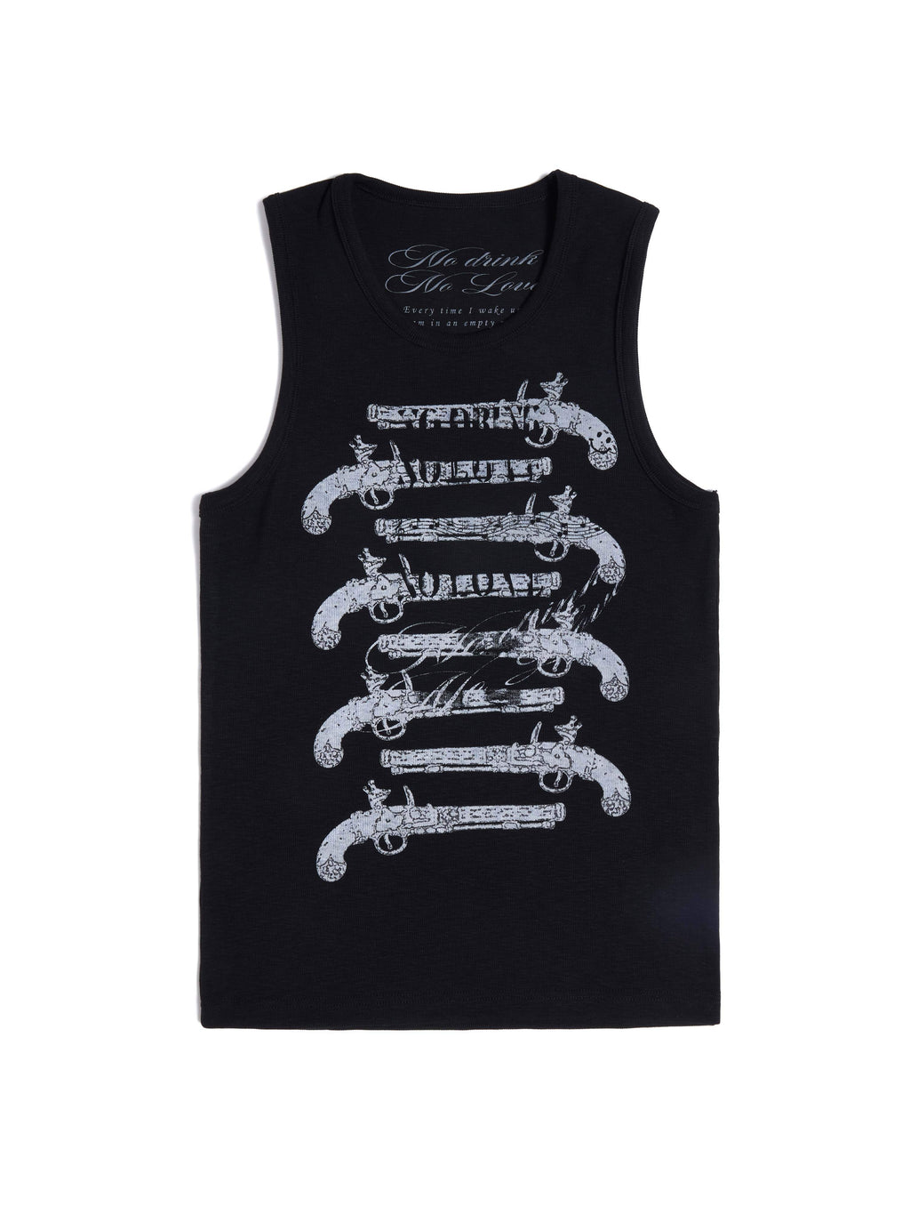 HAS2SONS_Vintage_Flintlock_Print_Women's_Cotton_Blend_Basic_Tank_Tops_1045799487339_MISSTT
