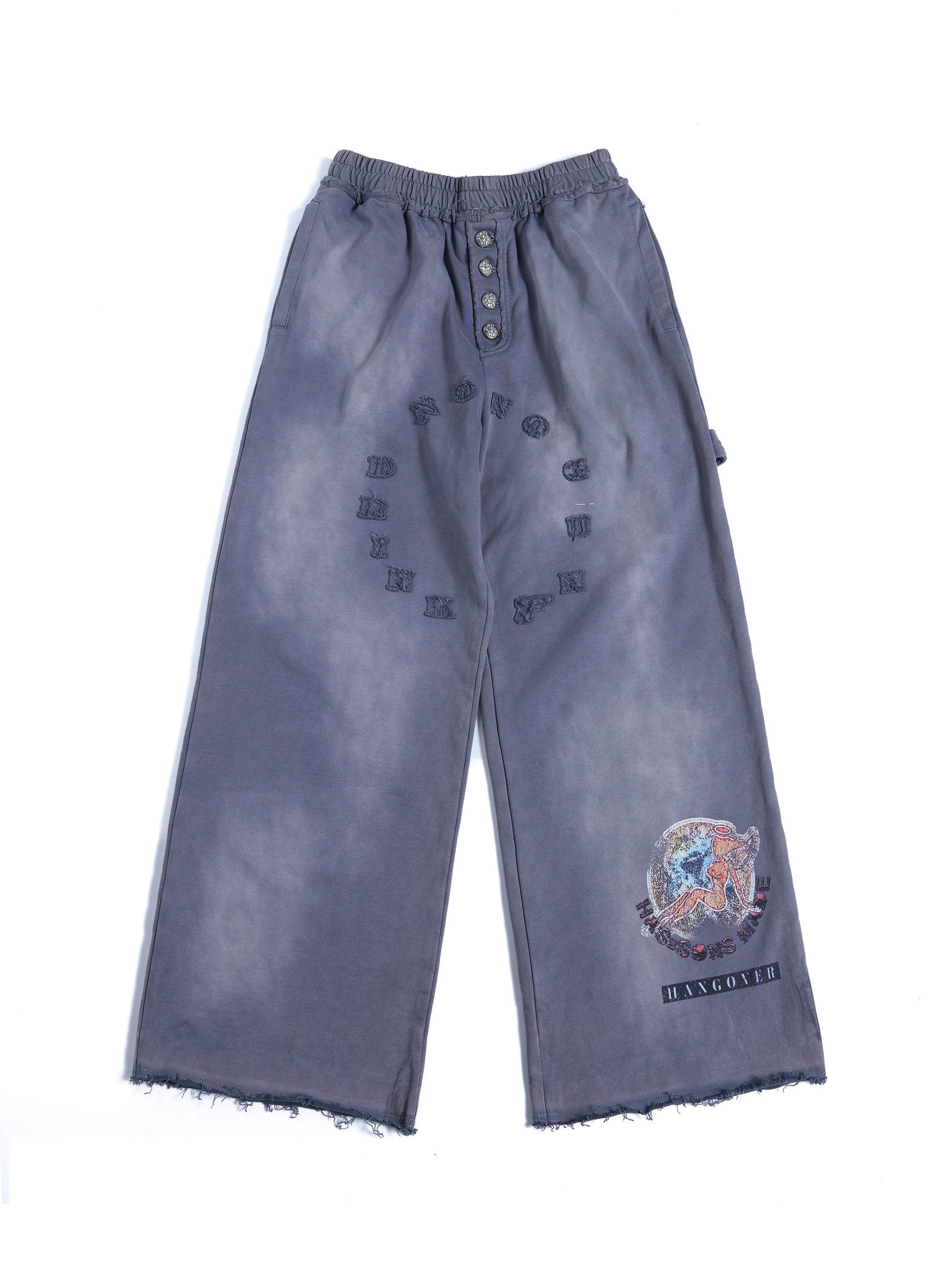 HAS2SONS_Washed_Blue_Applique_Embroidery_4_Button_Letter_Print_Women's_Straight-leg_Pants_1055790220634_MISSTT