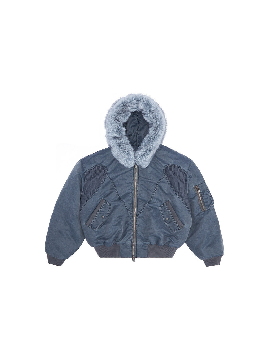 HAS2SONS_Washed_Blue_Detachable_Fur_Collar_Hooded_Ma1_Bomber_Women's_Nylon_Puffer_Jackets_991128909648_MISSTT