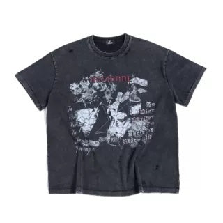 HAS2SONS_Washed_Distressed_Digital_Print_Loose_Women's_Cotton_Short_Sleeve_T-shirts_1023510244607_MISSTT