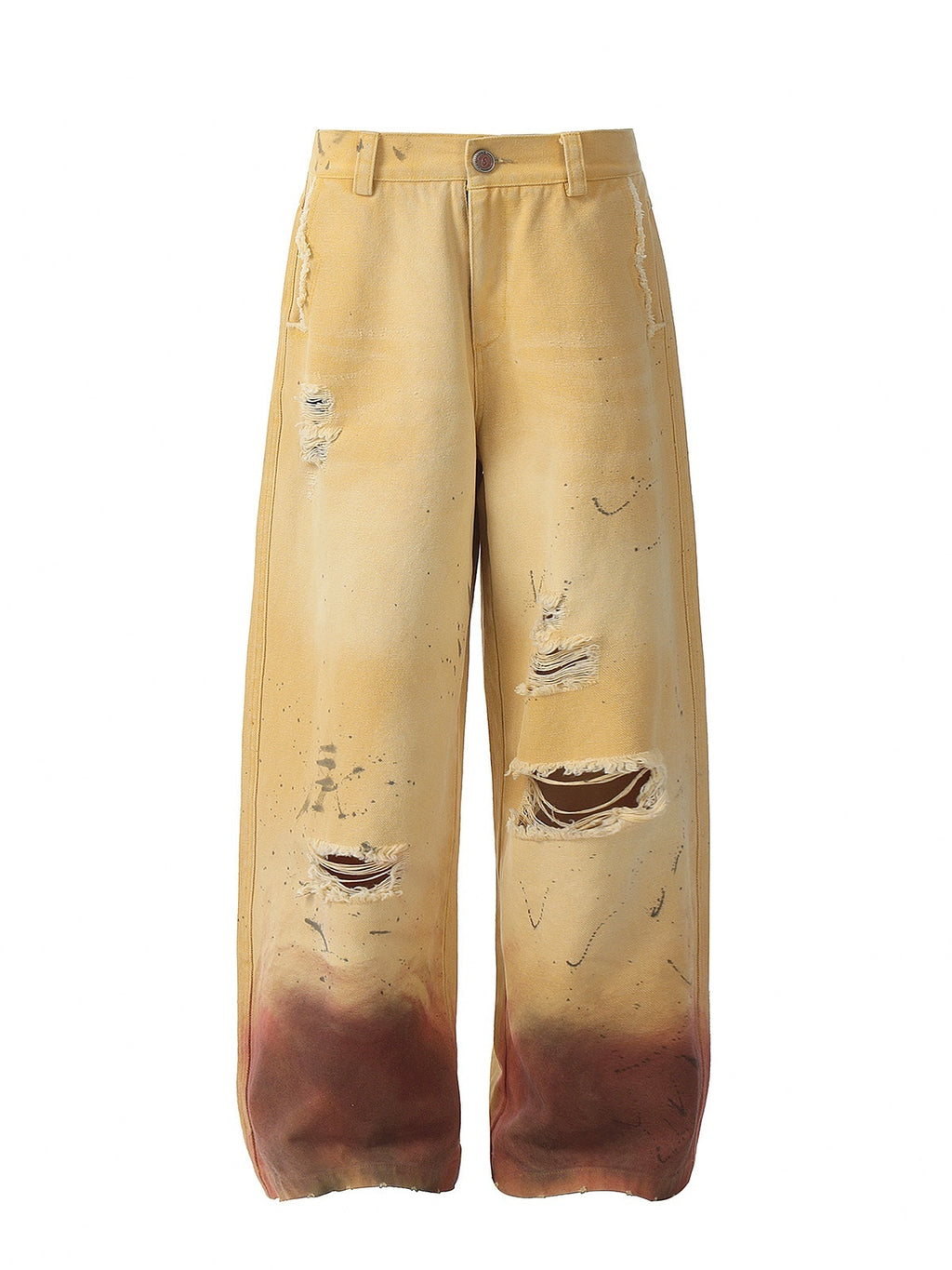 HAS2SONS_Washed_Faded_Vintage_Distressed_Paint_Splatter_Women's_Cotton_Wide-leg_Pants_832495200259_MISSTT