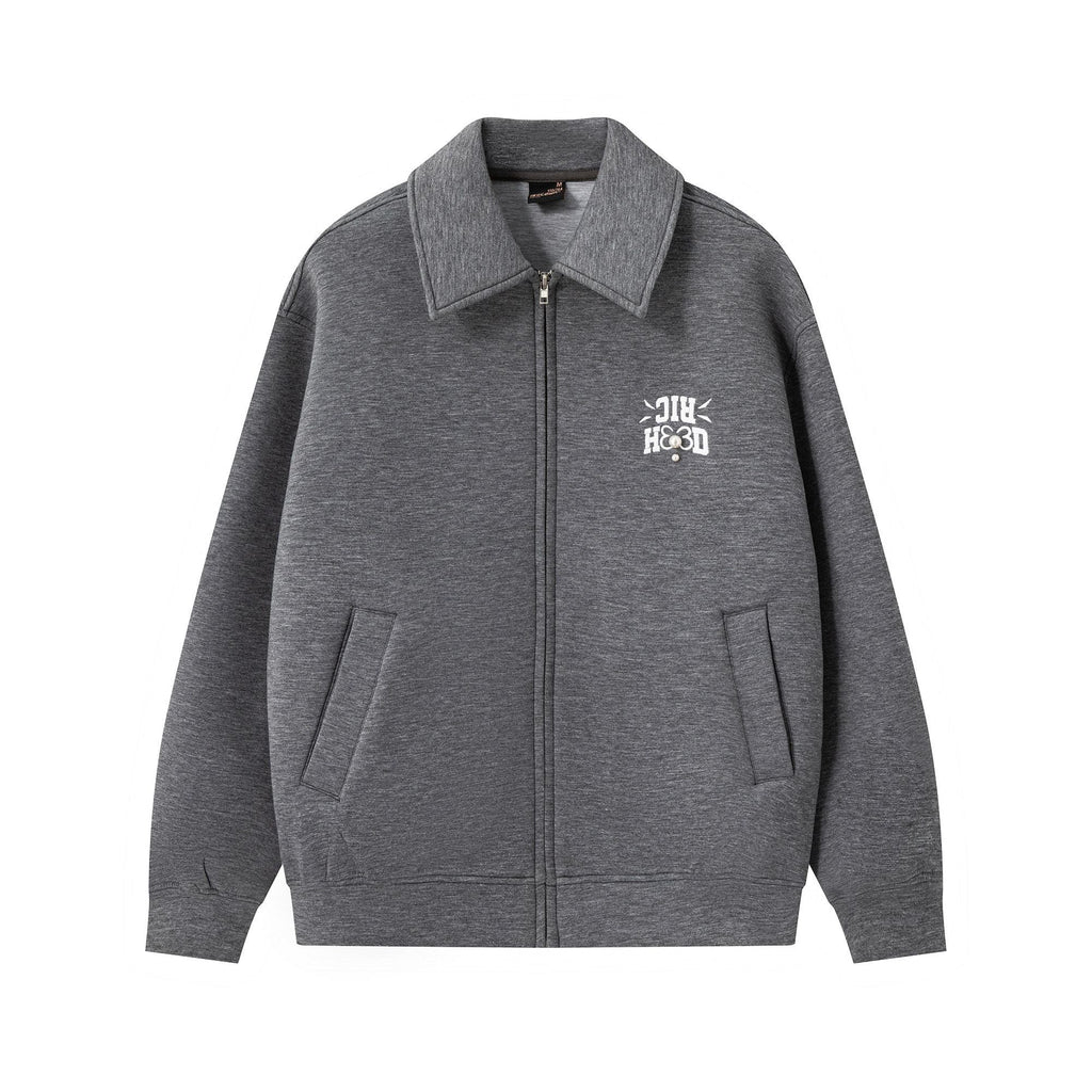 RickyisClown_Air_Layer_Pearl_Studded_Turn_Collar_Men's_Polyester_Blend_Coach_Jackets_MISSTT