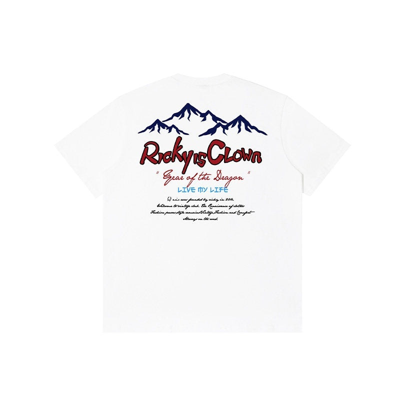 RickyisClown_Alpine_Print_Heavyweight_Men's_Cotton_Matching_Short_Sleeve_T-shirts_MISSTT
