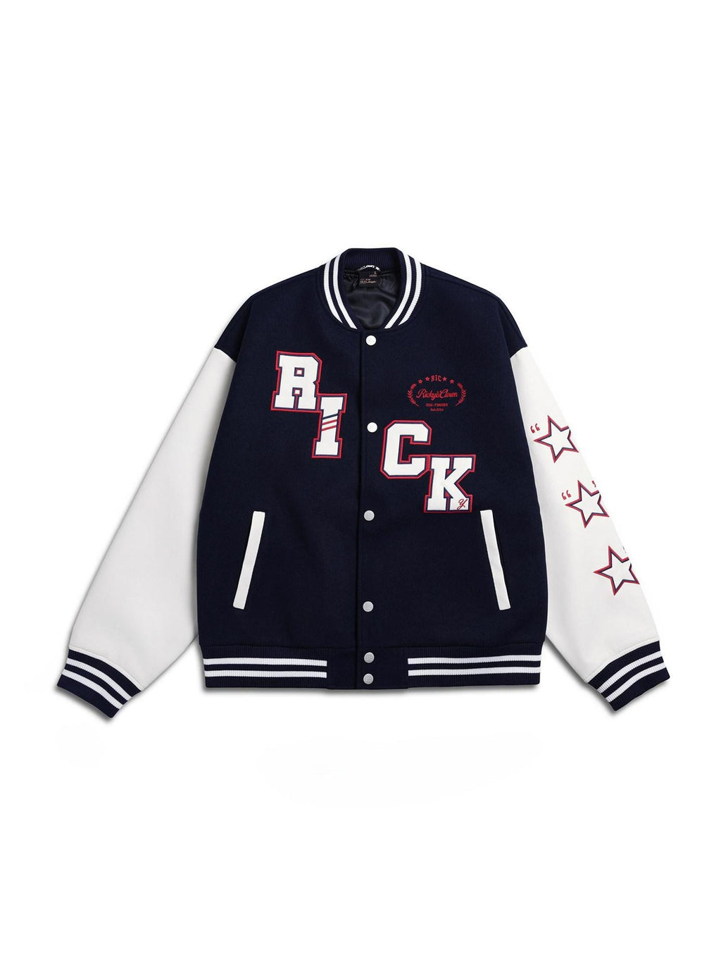 RickyisClown American Collegiate Oversized Loose Fit Jacket Men's Baseball Jerseys