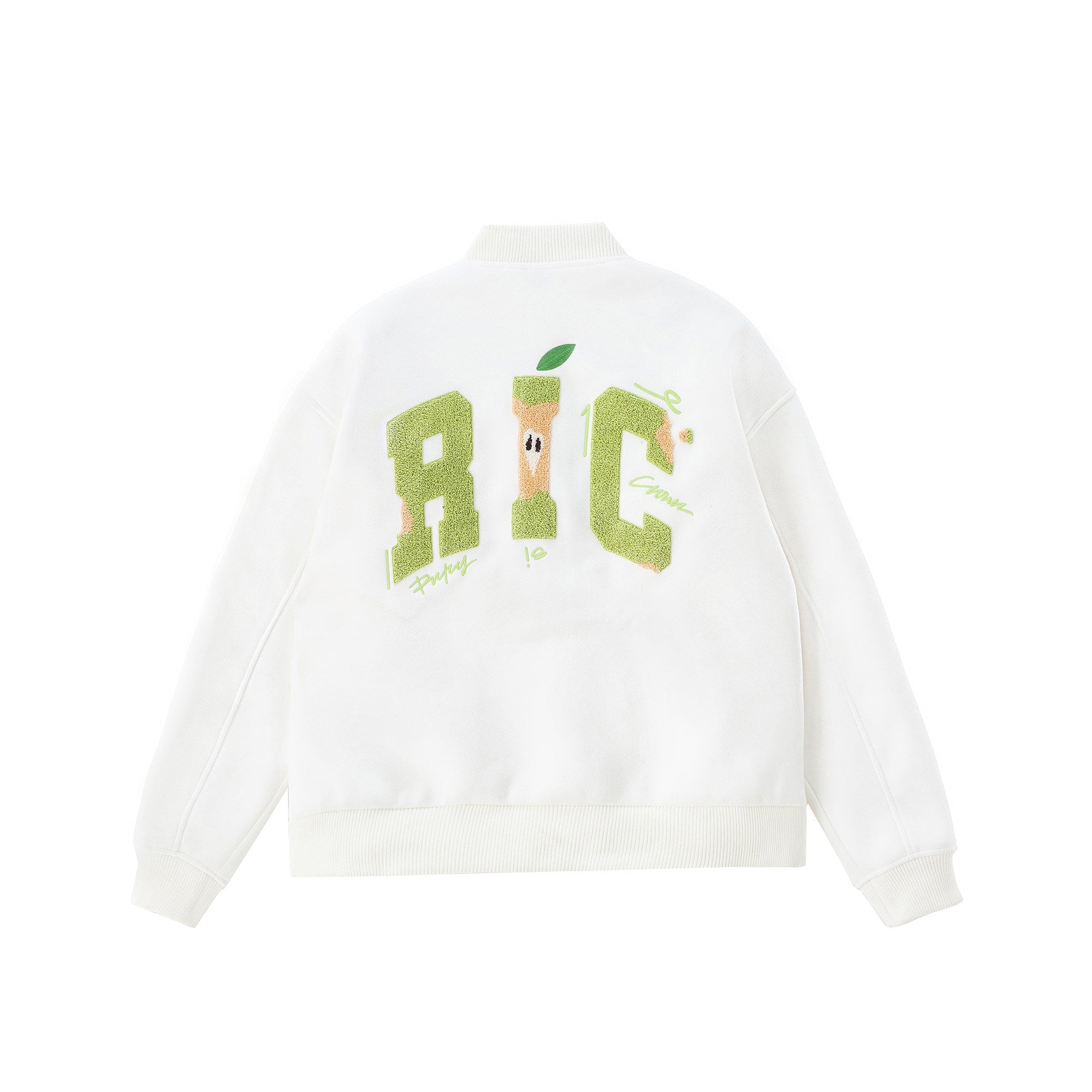 RickyisClown_Apple_Terry_Embroidered_Playful_Men's_Oversized_Baseball_Jerseys_MISSTT