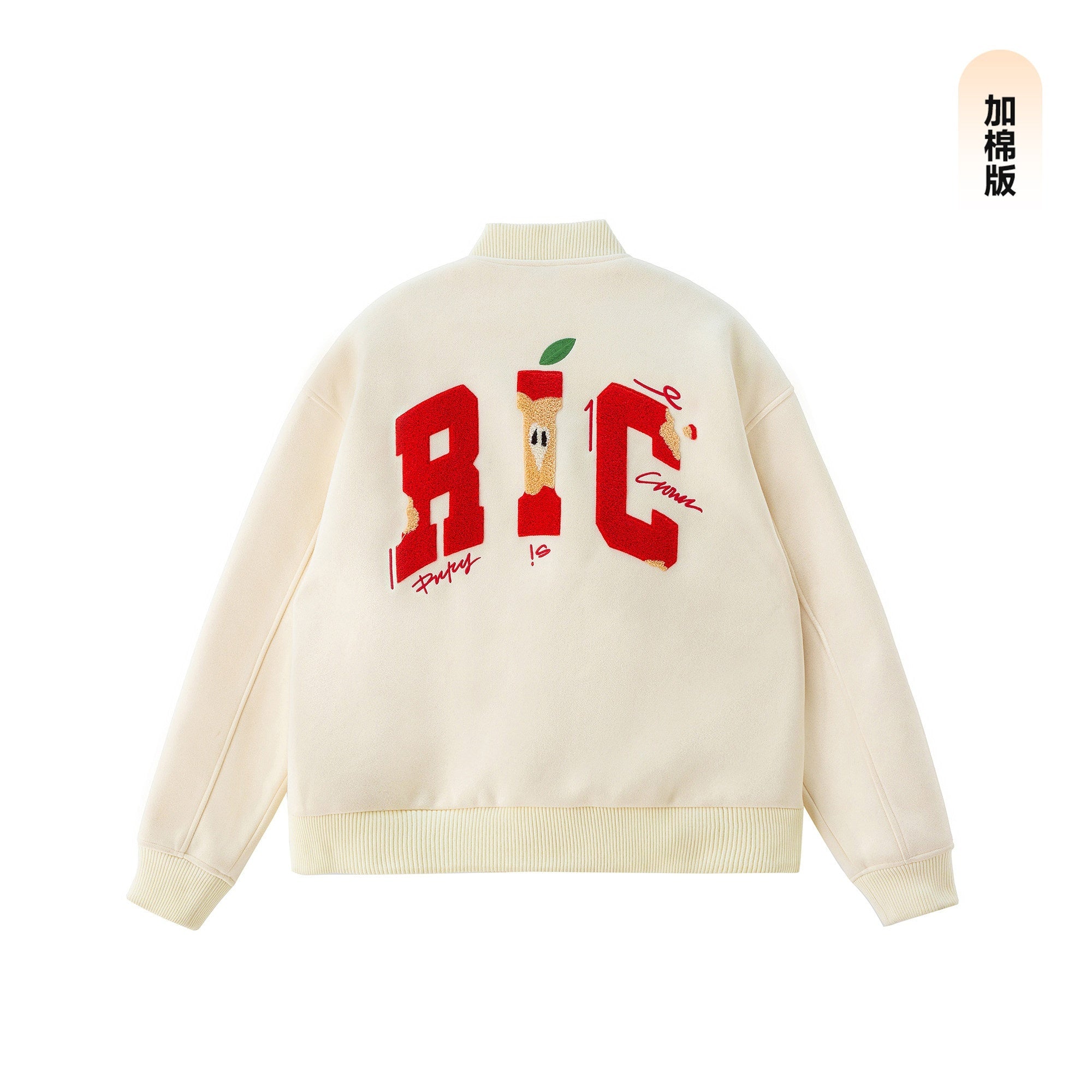 RickyisClown_Apple_Terry_Embroidered_Playful_Men's_Oversized_Baseball_Jerseys_MISSTT